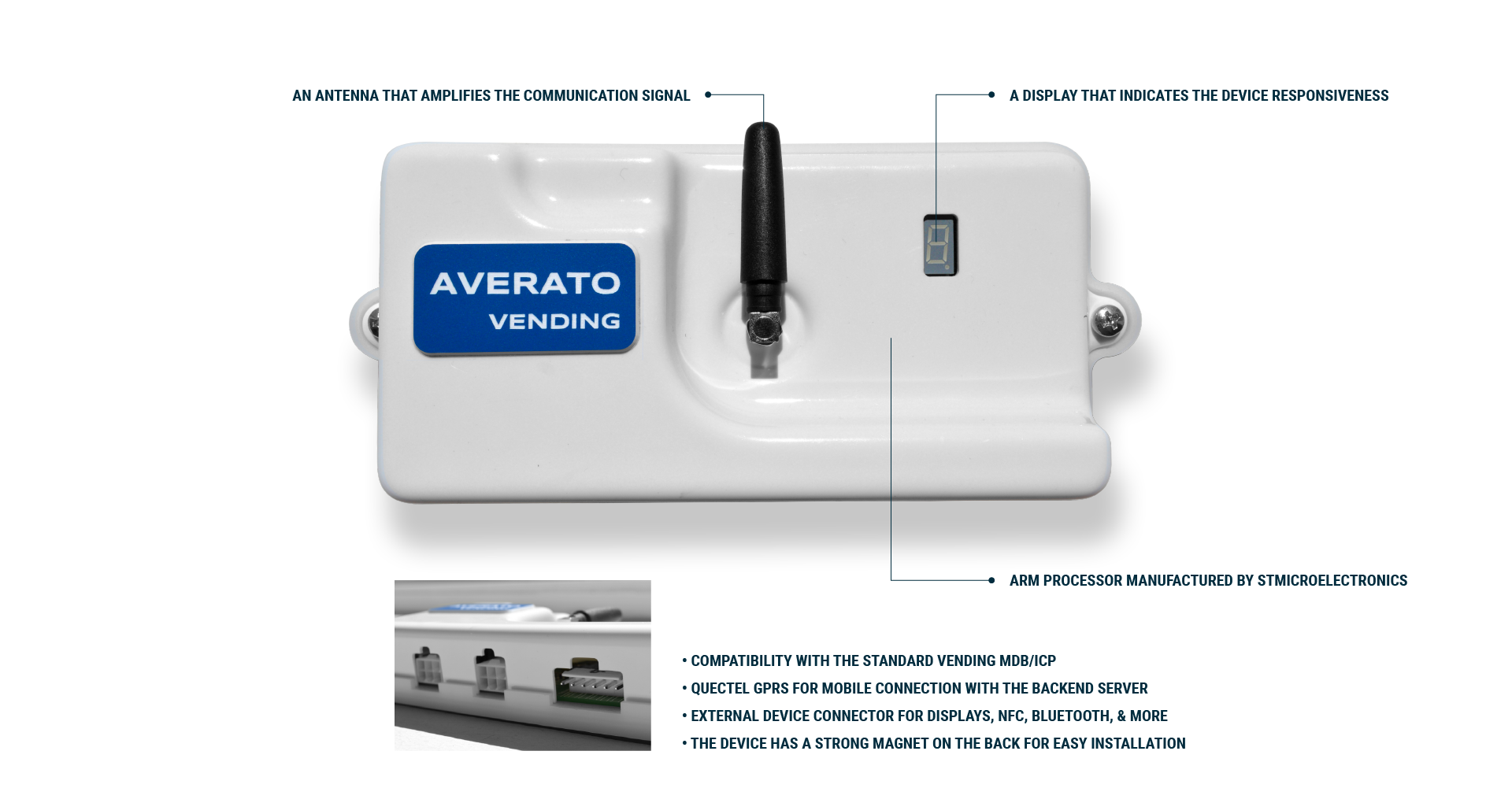 AVERATO device and its specs